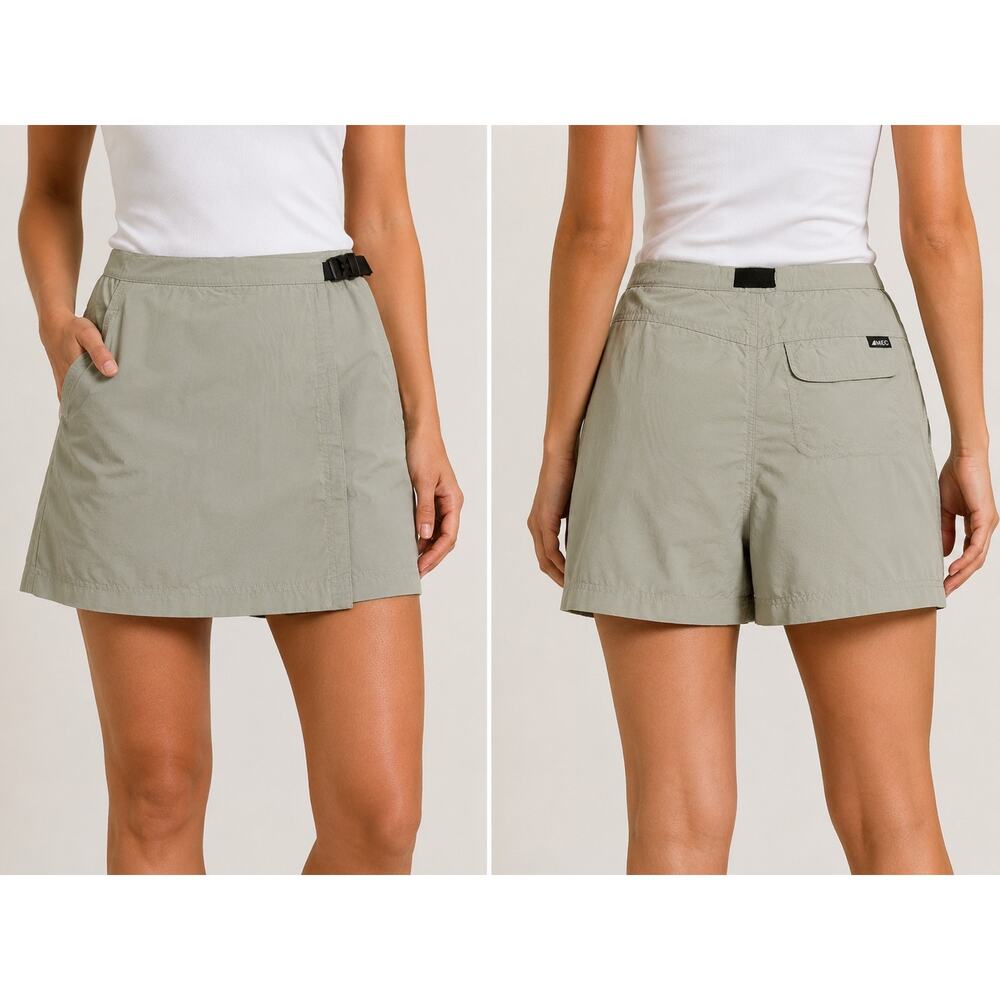 MEC Mountain Equipment Co-op Wrap Skort – Women’s Medium 100% Nylon